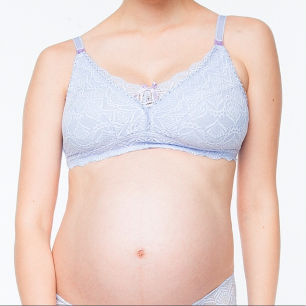 Belabumbum Nursing Bra (L) NWT Pastel Lilac